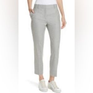 COPY - Theory Treeca 2 flannel ankle pants: Mid-Rise Straight leg: Size 0
